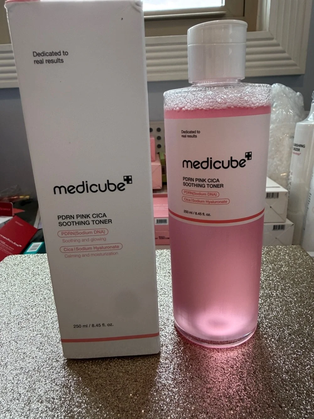 NIB 8.45oz Medicube PDRN Pink Cica Soothing Toner - Pink